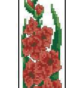 Jeanette Crews Designs - Book 1254 - Floral Bookmarks G