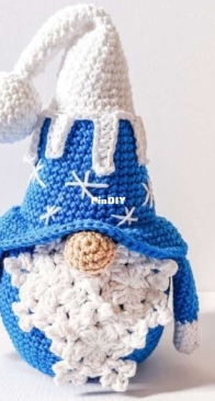 The passionate crafter - Snowfall Gnome - free