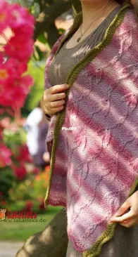 Blauregen Wrap by Olga Beckmann - English - FREE for Mother's Day