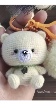 TamTam Ami Crochet - Teddy Bear Keychain - Russian - Free