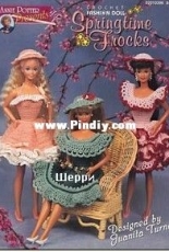 Annie Potter presents - Designed by Juanita Turner - Springtime Frocks - Spring dresses  Cherry  - Russian Translated - Free