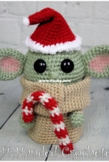 Left Handed Crocheter - Jennifer Adams - Little Santa Hat - Free