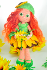Havva Designs - Havva Unlu - Sunflower doll - Turkish - Translated