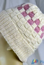 Checkerboard Slouch Hat by Sara Setters -Eng,German-Free