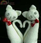 Denizmum - Ülkü Akçam - Valentine Cats Pattern