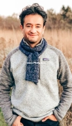Midnight Freeze Scarf by Megan Gonzalez-Free