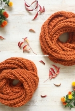 Cozy Pumpkin Spice Scarf by Life Is Cozy-Free