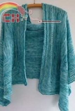 Rounded Corners Shawl/Wrap by Ruth Michel-Eng,German-Free