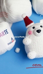 Atelie Pingouin - Karina Mie - Polar Bear - Urso Polar - Portuguese - Free