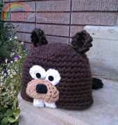 Snappy Tots- Heidi Yates- Beaver hat