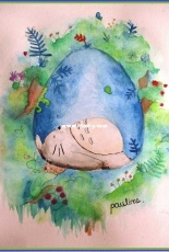 Aquarelle Totoro