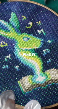 Fine Frog Stitching - Hare Glyphs