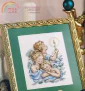 Dazzling Trio by Ursula Michael from 101 Cross Stitch Christmas Creations