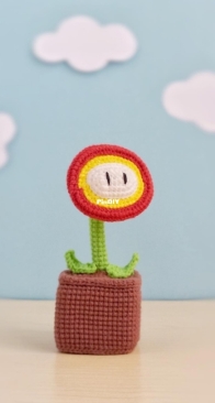 Tulip Yarn Crafts - Ines Abad - Fire Flower - Free