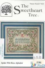 The Sweetheart Tree Teenie Weenie 142 - Spider Web Rose Alphabet