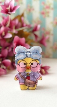 My Embroidery - Made for You Stitch - Ducks Lalafanfan - Duck with a Blue Bow by Alina Ignatieva / Ignatyeva XSD