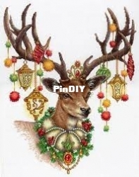 All About Xstitch - Christmas Reindeer