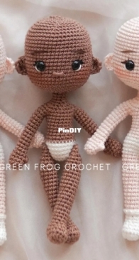 Green Frog Crochet - Thuy Anh - Dang Thuy Anh - Princess Body