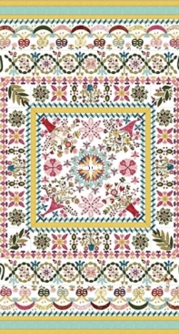 Esther Aliu - Love Entwined: 1790  Marriage Coverlet - English