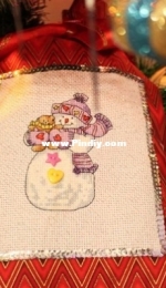 Snowman with Teddy Bear by Svetlana Sichkar - Free