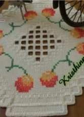 Cherry doily hardanger-Kumiko Sugawara