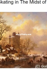 Golden Kite 2064 - Skating in The Midst of Winter by Frederik Marinus Kruseman XSD