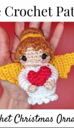 Lindsey Crochets - Lindsey Peppers - Christmas Angel Ornament - Free
