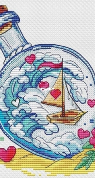 AnnaXStitch - 0674 - Heart Ship by Anna Nolfina