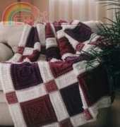 Color and Shape Design- Jody Pyott- Crocheted Blanket Love U
