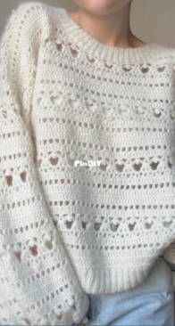 Rosemarie Sweater - KKCraftShopDesigns - English