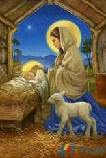 HAED HAERS 2008 Mary and Lamb by Ruth Sanderson