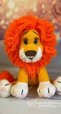 Kat Knit Toys - Ekaterina Litvinova - Lion