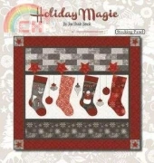 Holiday Magic Stocking Panel by Jan Shade Beach-Free Pattern