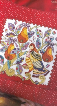 My True Love Gave To Me - Partridge in a Pear Tree By Lesley Teare from Cross Stitch Gold 105