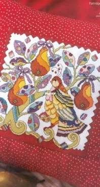 My True Love Gave To Me - Partridge in a Pear Tree By Lesley Teare from Cross Stitch Gold 105