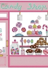 Candy Shop from DFEA Carnet de broderie n°2