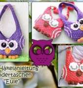 Hakelzauber - Nathalie Hette - Owl bag - German