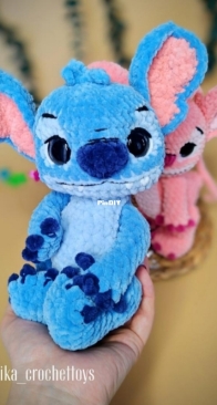 Valerika crochettoys - Valeria Barteneva - Валерия Бартенева - Stitch - Стич - Russian