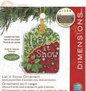 Dimensions 70-08889 - Let it Snow Ornament