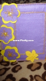Felt photo frame