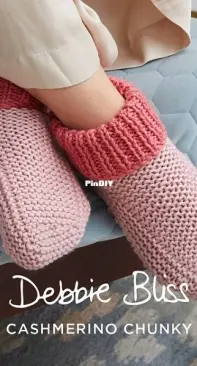 Cosy Slipper Socks by Debbie Bliss - free