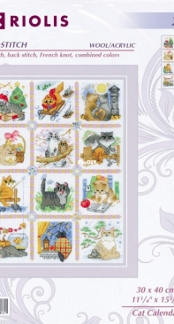 Riolis 2136 Cat Calendar XSD