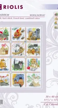 Riolis 2136 Cat Calendar XSD