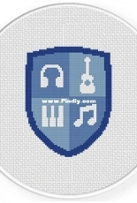 Daily Cross Stitch - Music Crest