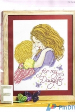A Mothers Love - For my Daughter by Joan Elliott from Cross Stitch Gold 95