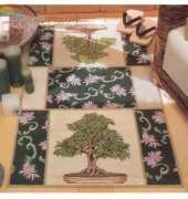 Needlepoint: Bonsai Floor Mat (author unknown)