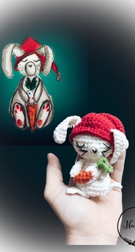 Natabel - Annamária Kiss-Karáth - Christmas Bunny - Karácsonyi nyuszi - Hungarian - Free