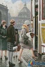 Artecy Cross Stitch - At the Tram Stop