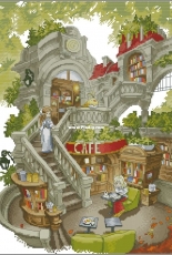 Biblio Cafe by Nadezhda Mashtakova