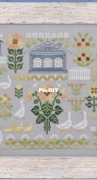 Owl Forest Embroidery - Geese and Sunflowers - XSD